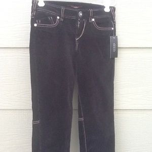 GUESS Jeans Sz 24 Stretch Pants Black Cropped
